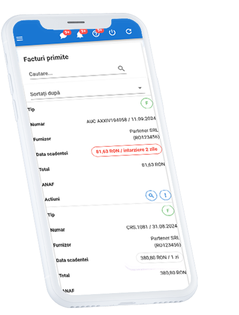 Aplicație de facturare integrat cu RO e-Factura